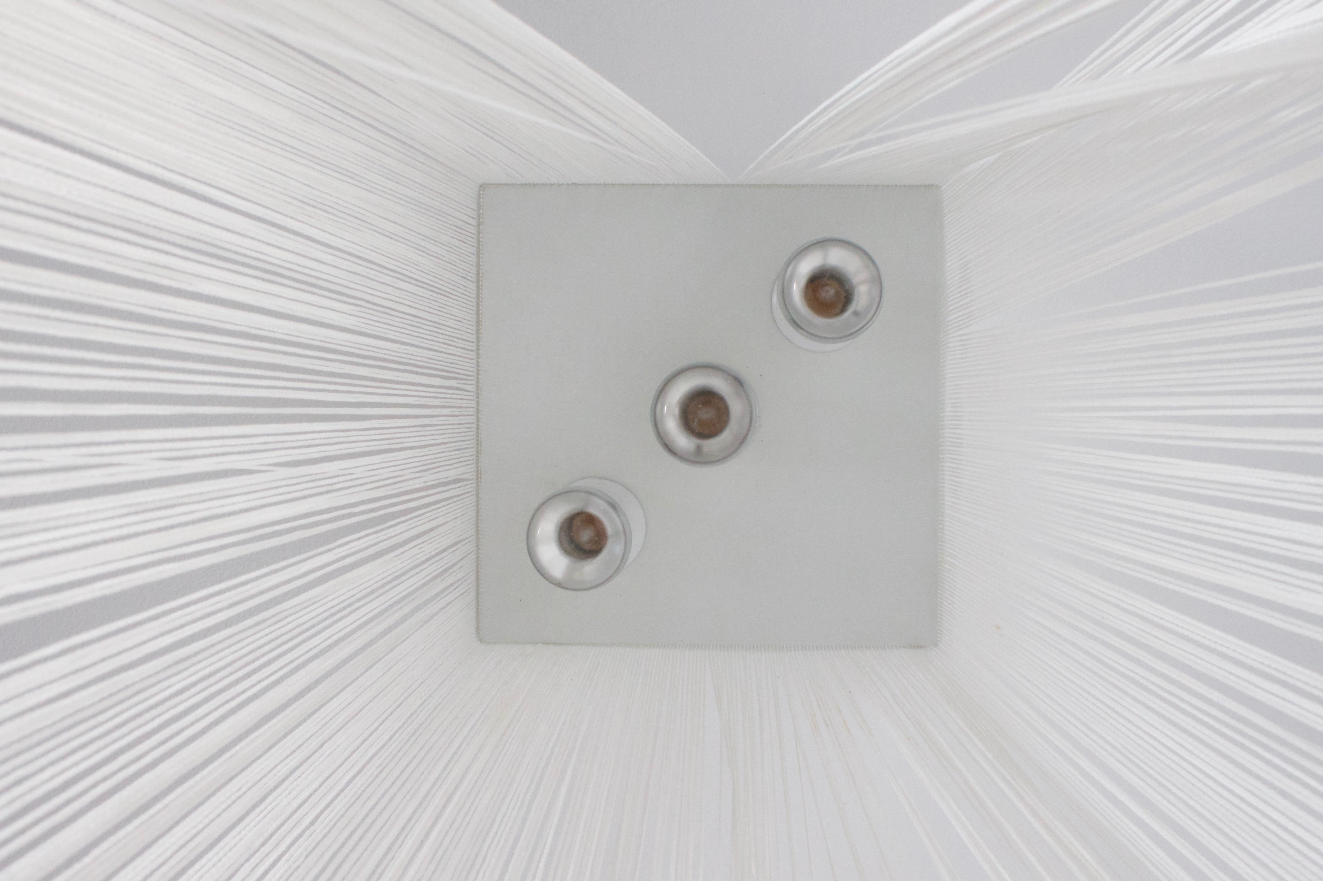 Metal Pair of ‘Garbo’ Ceiling Lamps by Mariyo Yagi and Studio Simon, Sirrah, Italy