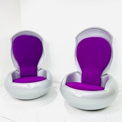 Pareja de sillas huevo de jardín de Peter Ghyczy