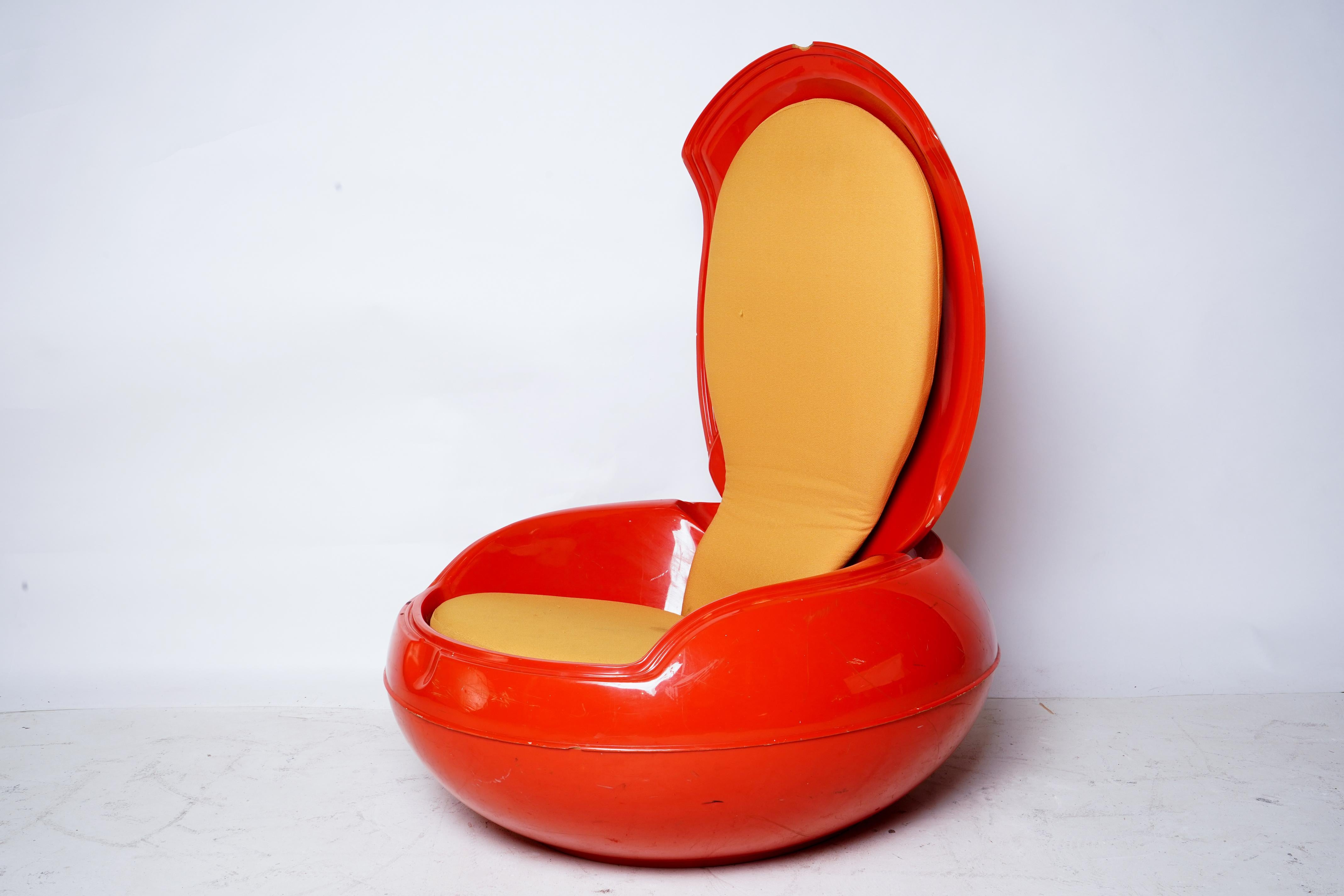 Paire de chaises en époxy « Garden Egg » de Peter Ghyczy en vente 2