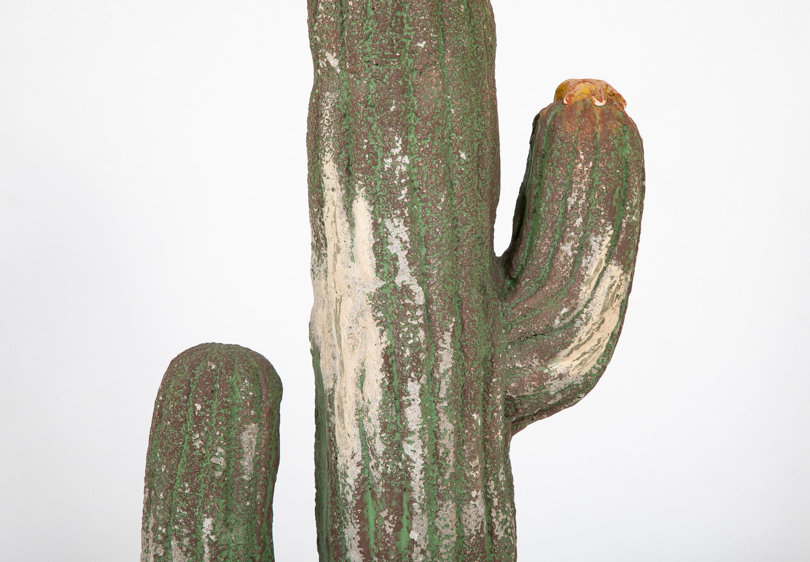 Pair of Garden & Interior Cactus Sculptures 1
