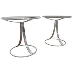 Pair of Gardner Leaver for Steelcase Side Cocktail Tables, Offered by La Porte