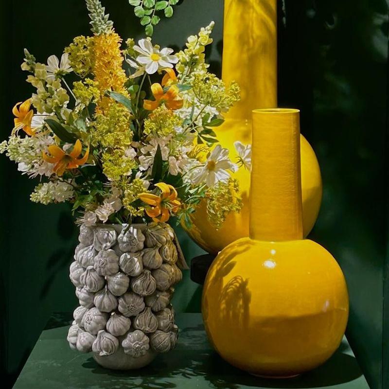 Français Paire originale de vases en céramique 