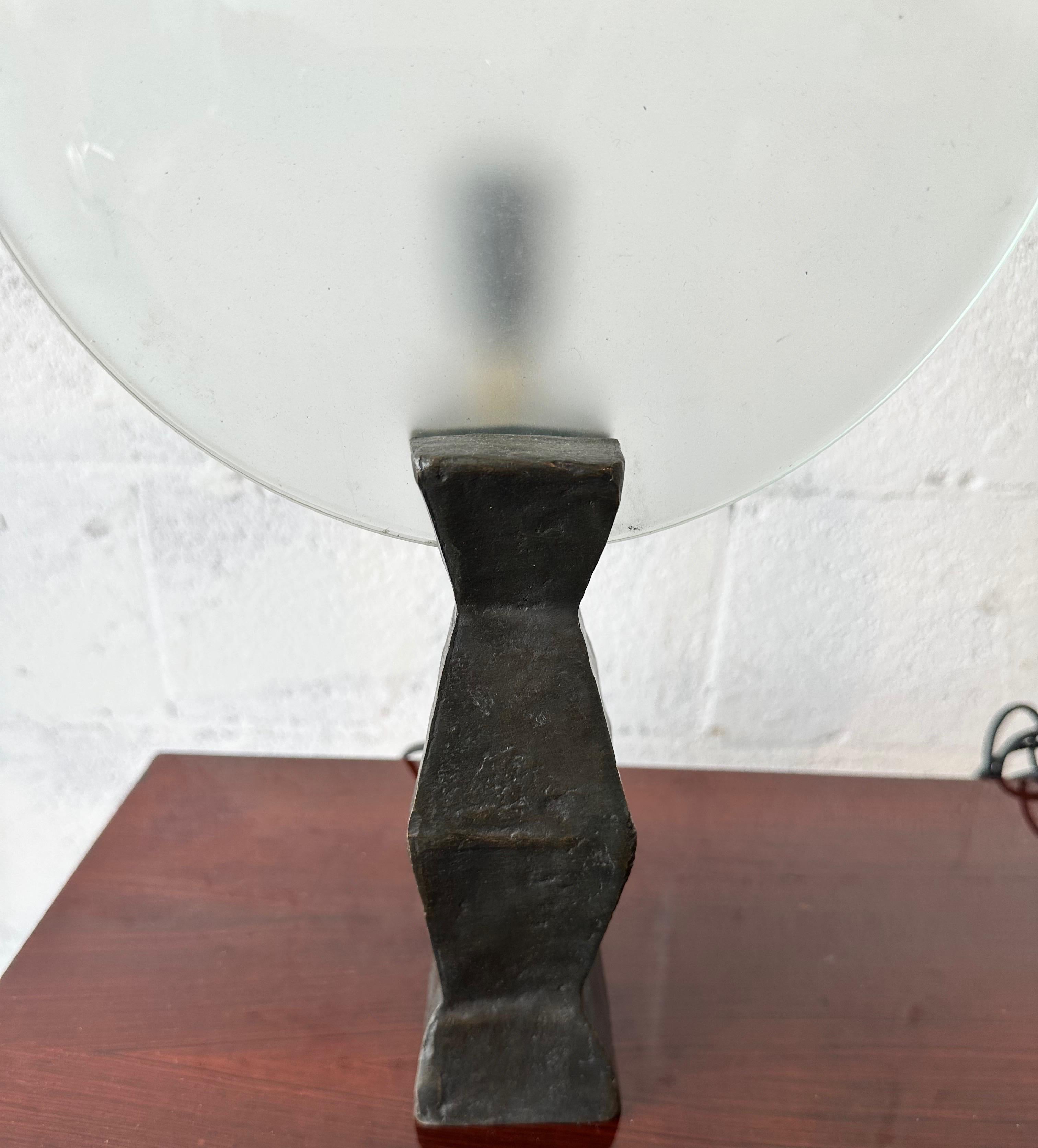 Pair of Garouste et Bonetti “Moon“ Table Lamps 6