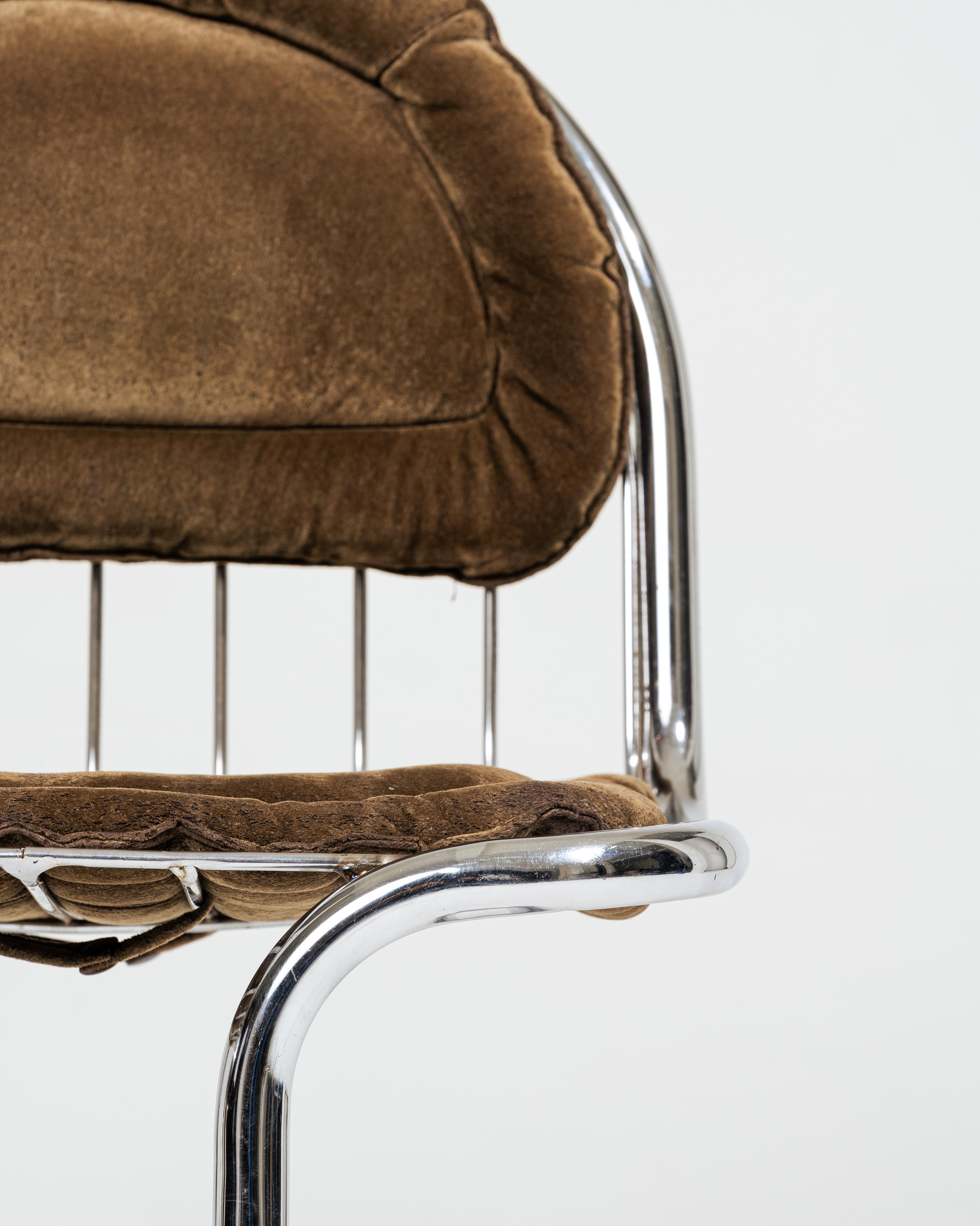 Pair of Gastone Rinaldi chairs, 1970s For Sale 9