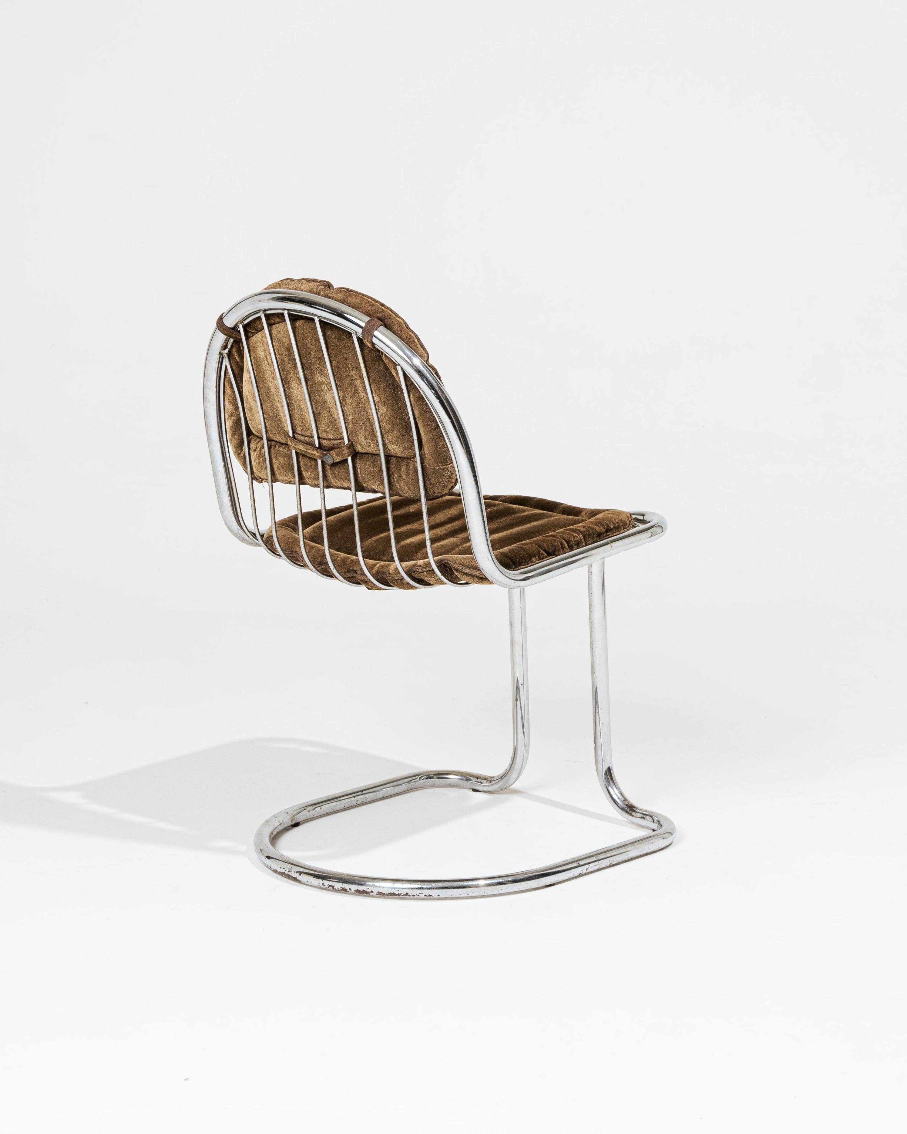 Pair of Gastone Rinaldi chairs, 1970s For Sale 1