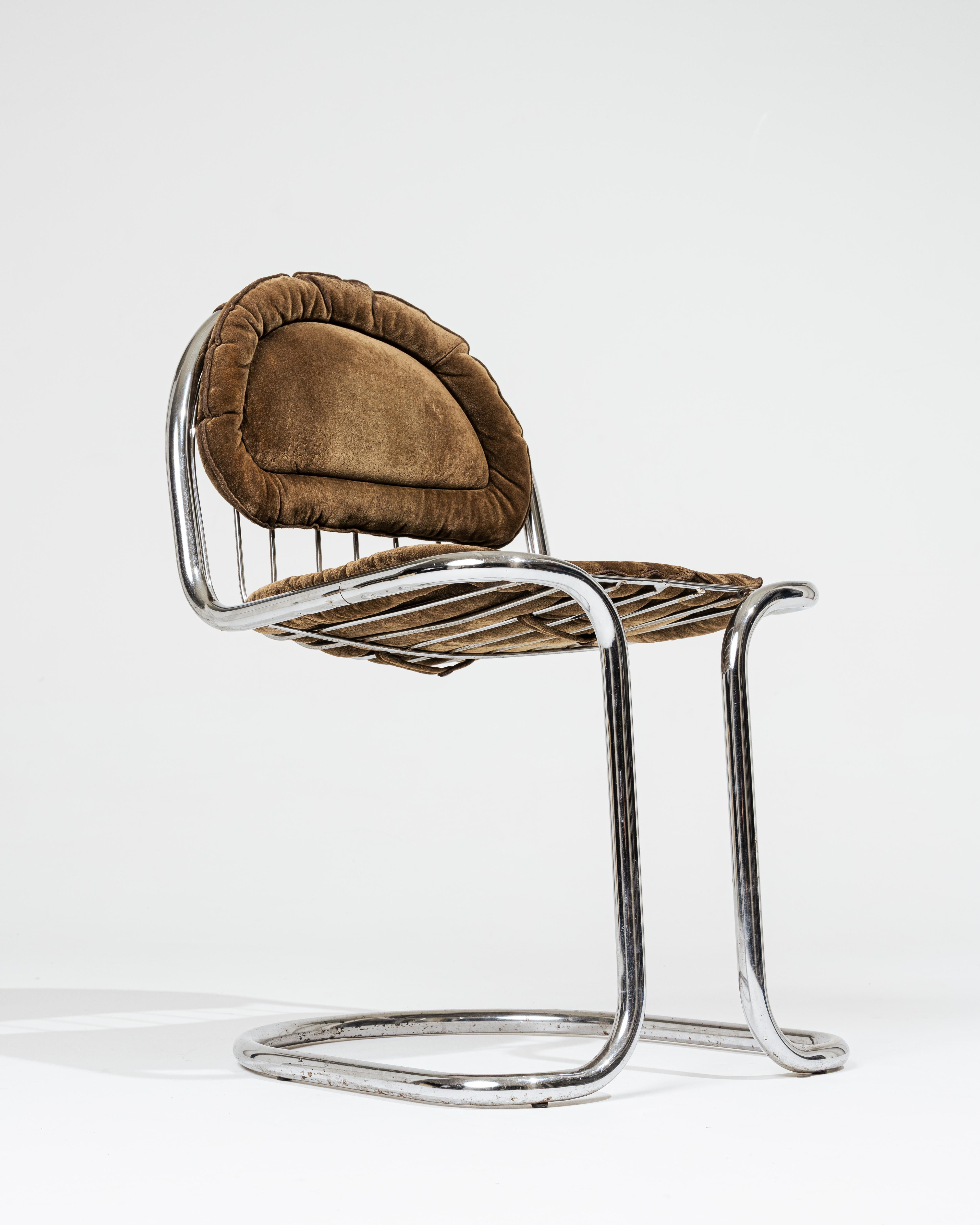 Pair of Gastone Rinaldi chairs, 1970s For Sale 4