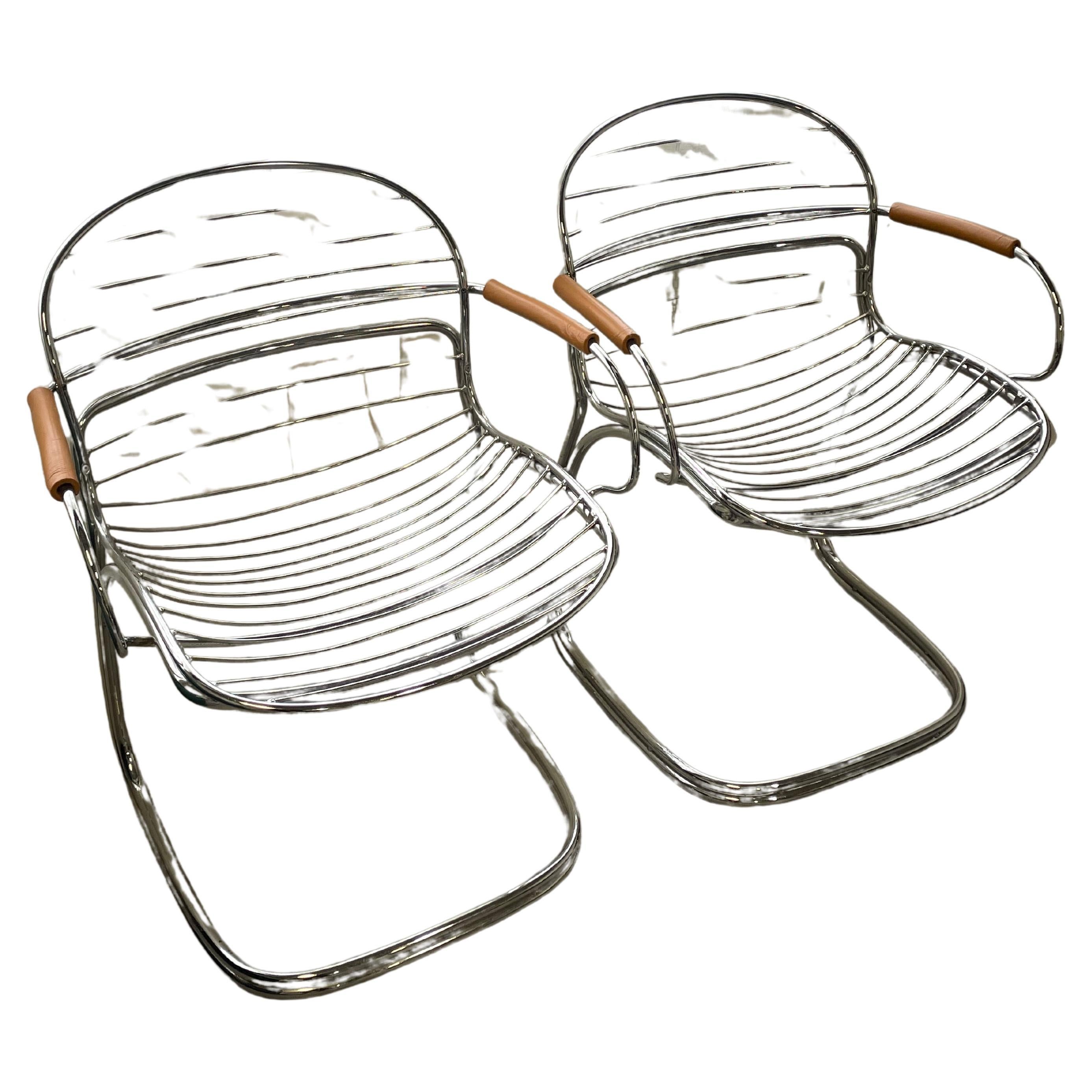 Pair Of Gastone Rinaldi ‘Sabrina’ Chairs 