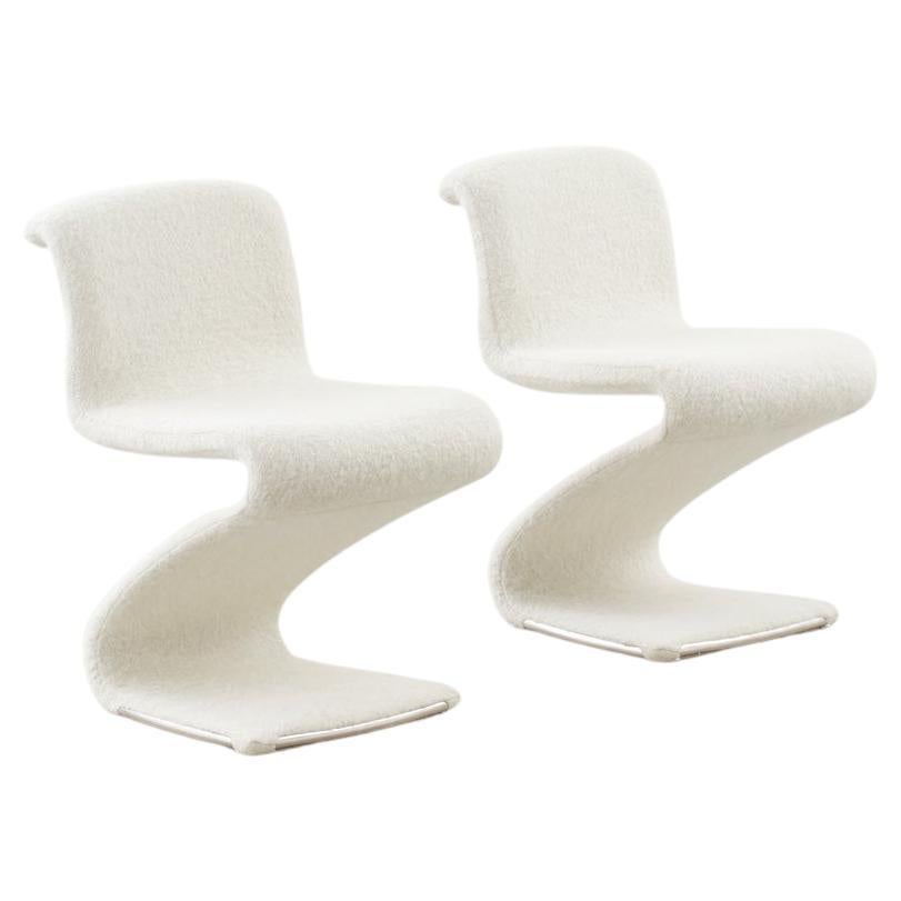 Pair of Gastone Rinaldi 'Z' Chairs, Rima, Italy 1970s