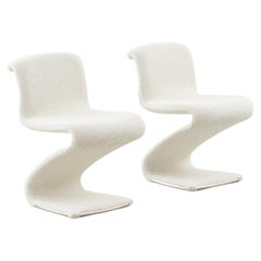 Pair of Gastone Rinaldi 'Z' Chairs, Rima, Italy 1970s