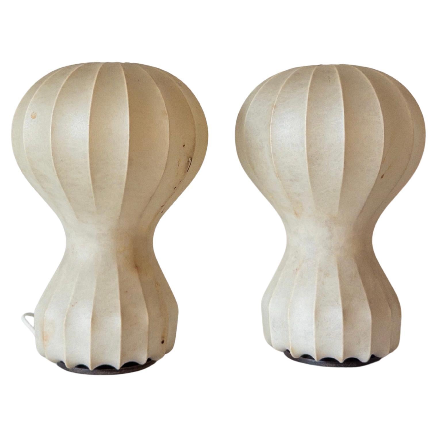 Pair of Gatto Lamps By Achille and Pier Castiglioni for Flos, Italy, 1960s For Sale