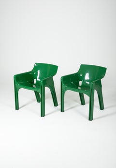 Pair of Gaudi Chairs by Vico Magistretti for Artemide, 1970s