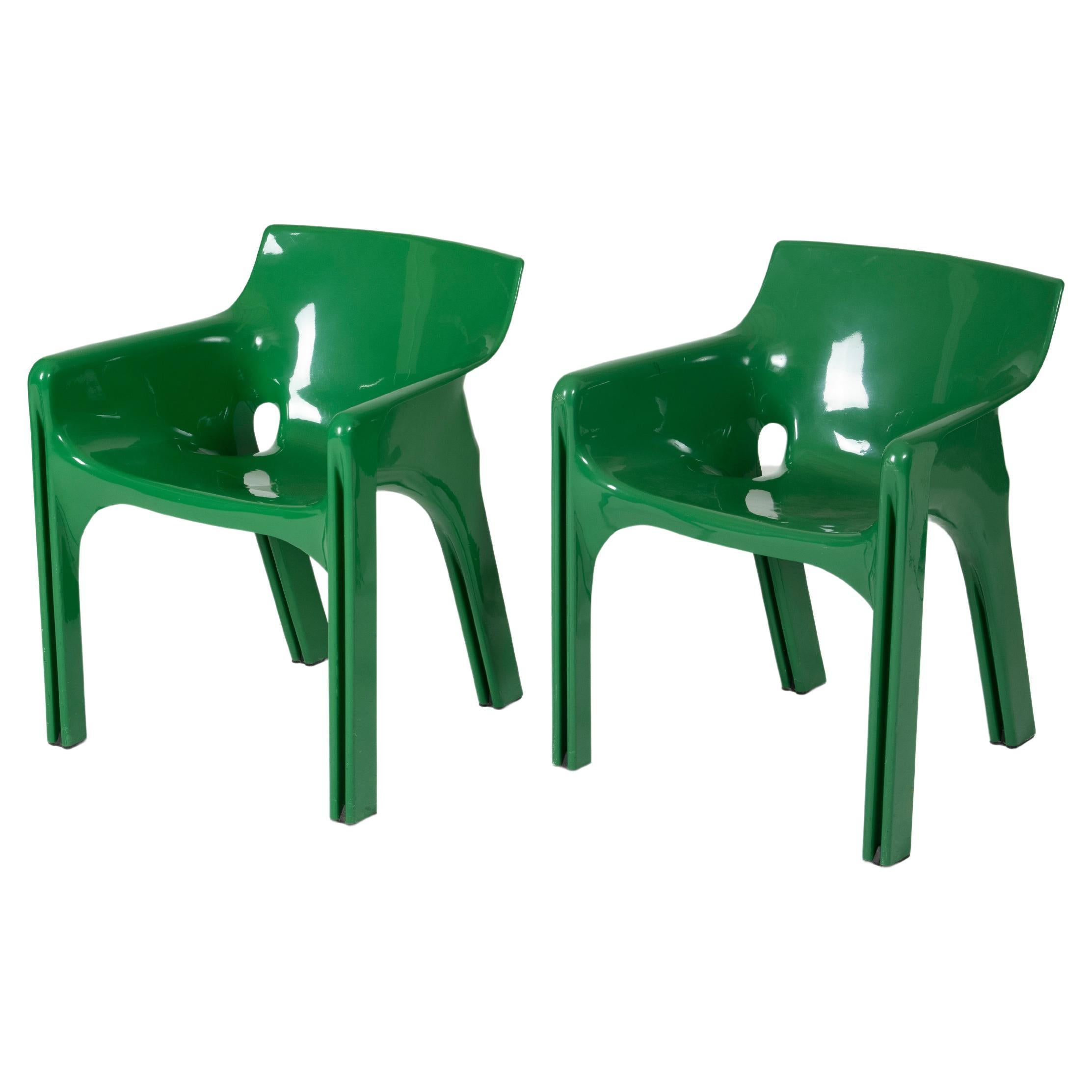 Pair of Gaudi Chairs by Vico Magistretti for Artemide, 1970s