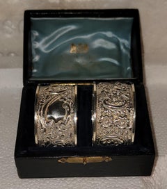 Pair Of Gaydon & Sons Sterling Silver Napkin Holders