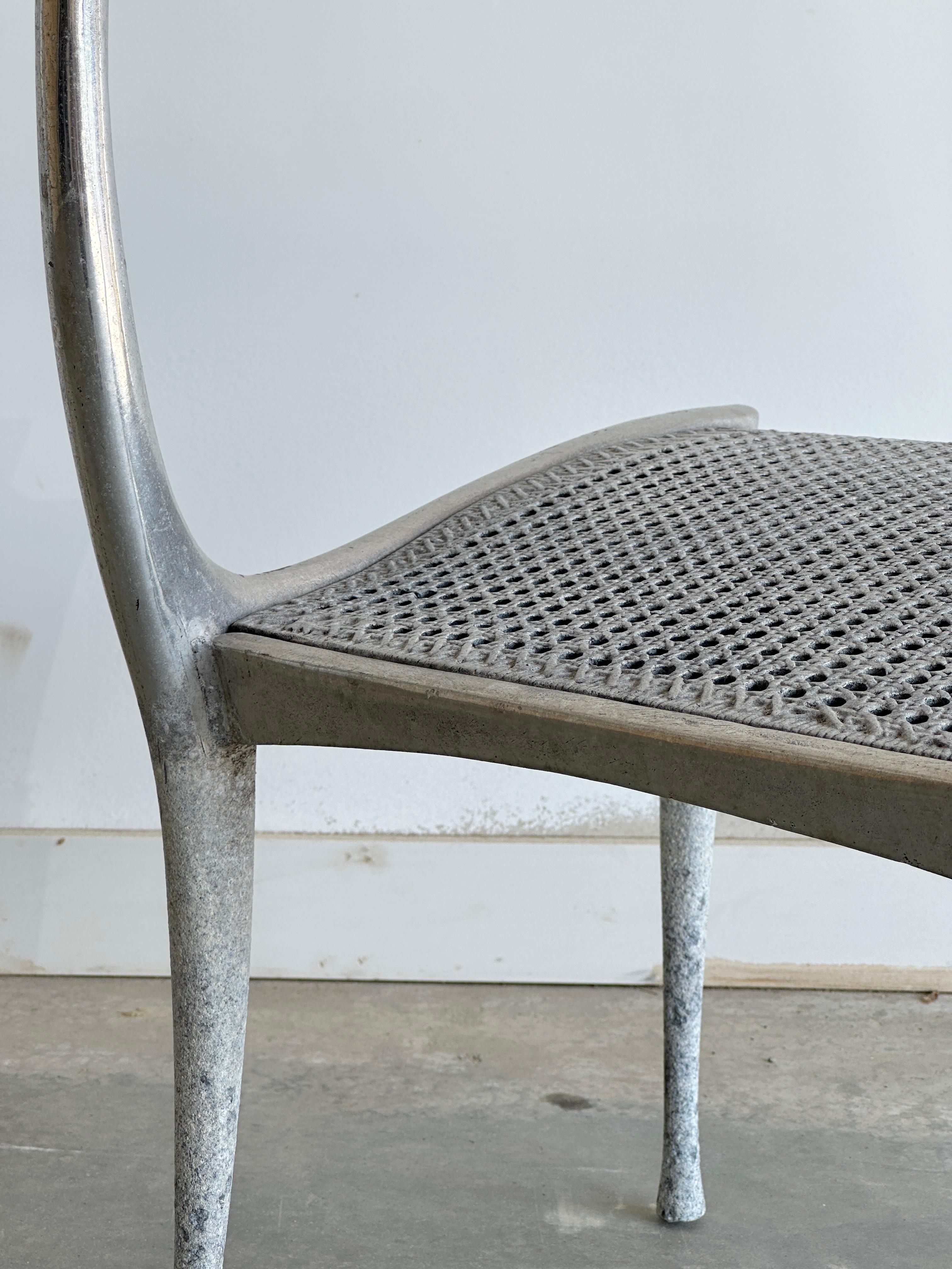 Paar Gazelle 10B-Stühle aus Aluminiumguss von Dan Johnson im Angebot 6
