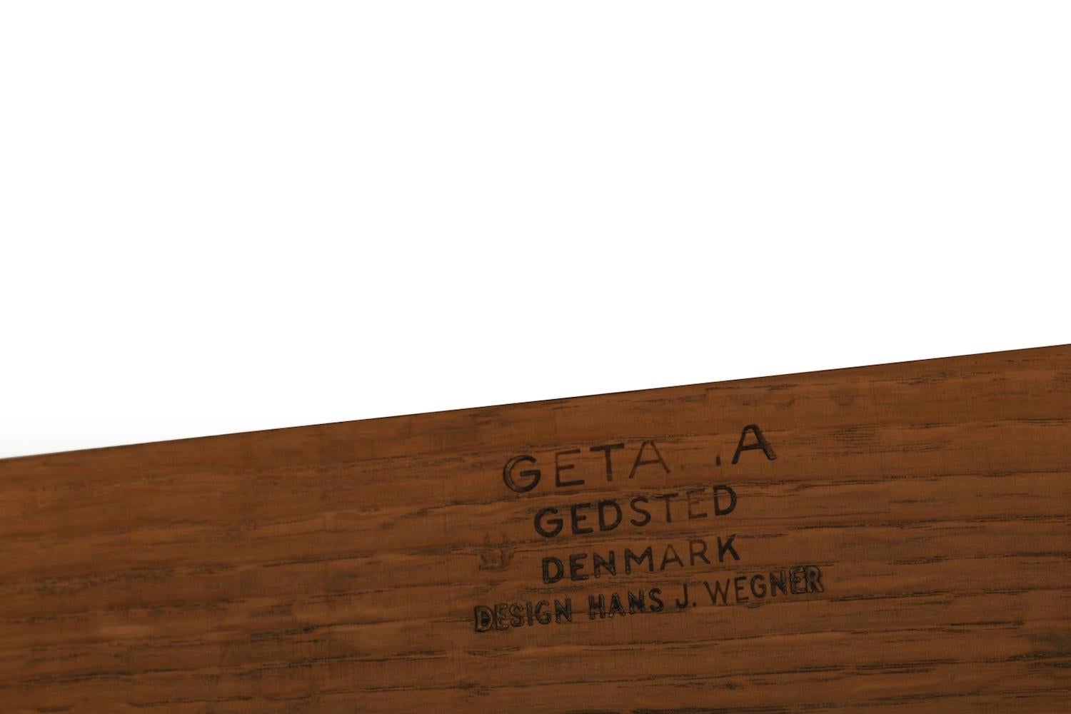 Coppia di poltrone GE-375 in Oak di Hans J. Wegner in vendita 4