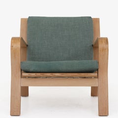 Pair of GE 671 easychairs by Hans J. Wegner