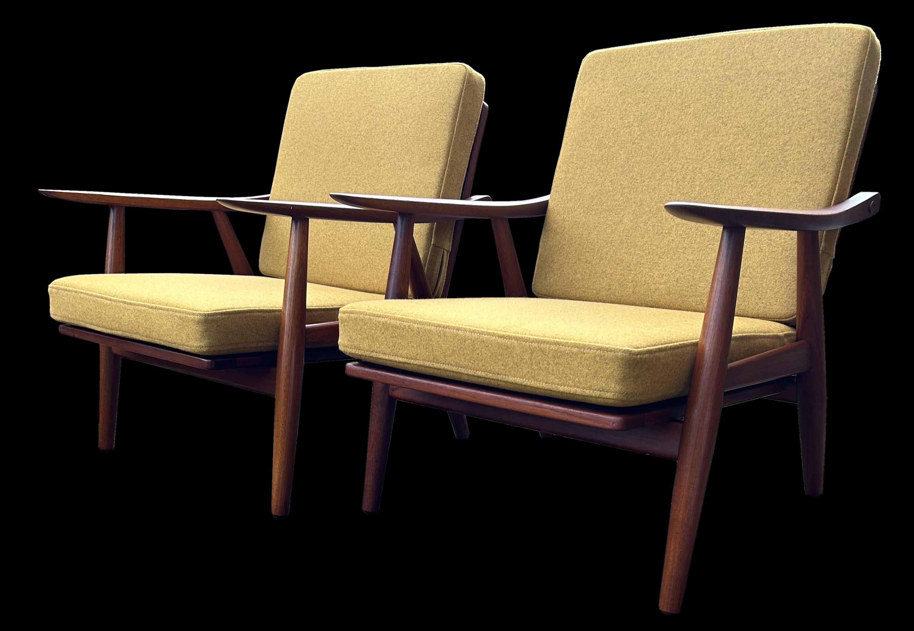 Paire de chaises Ge270 de Hans Wegner pour Getama Bon état - En vente à Little Burstead, Essex