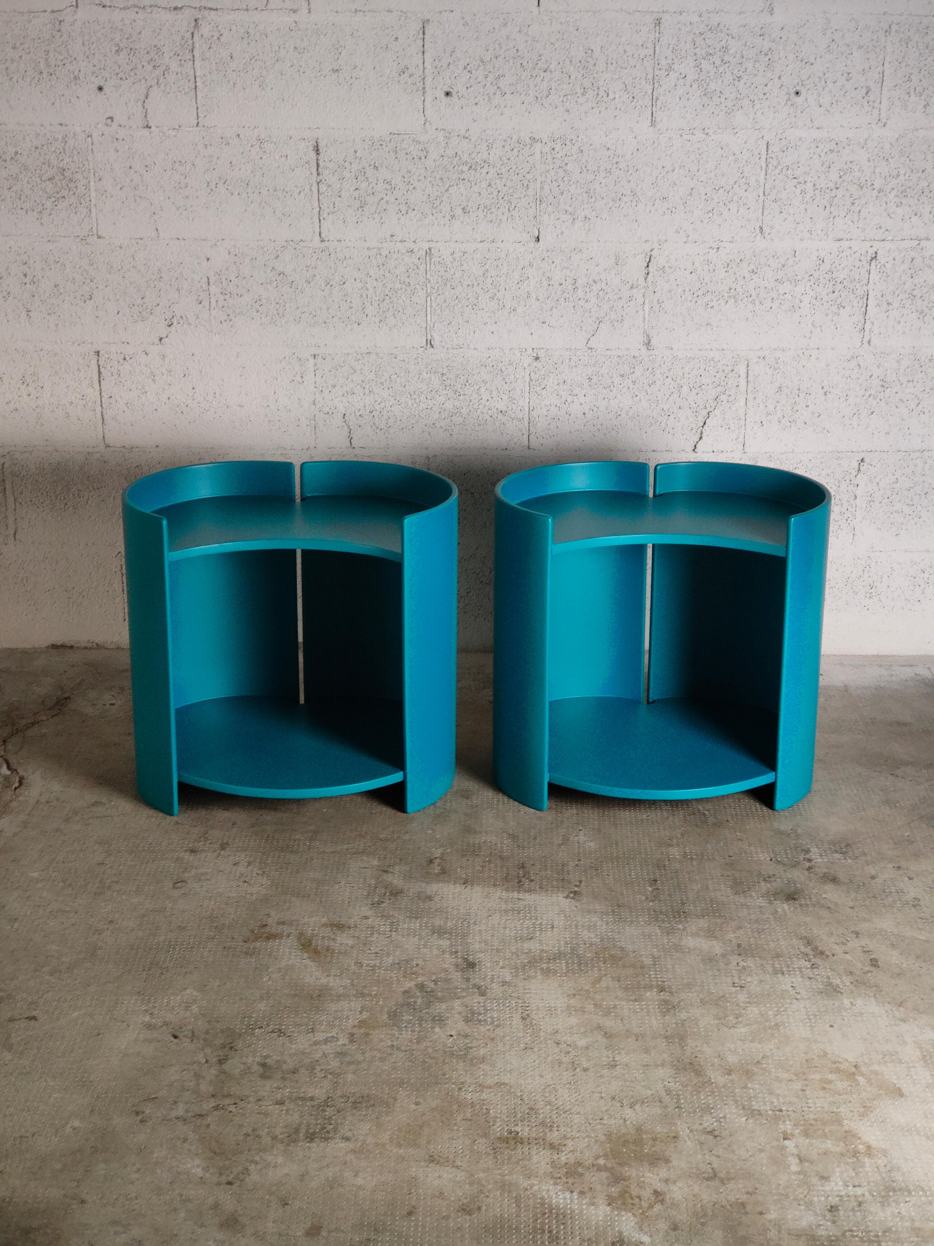 Pair of Gea Wooden Side Tables by Kazuhide Takahama for Gavina 60s For Sale 5