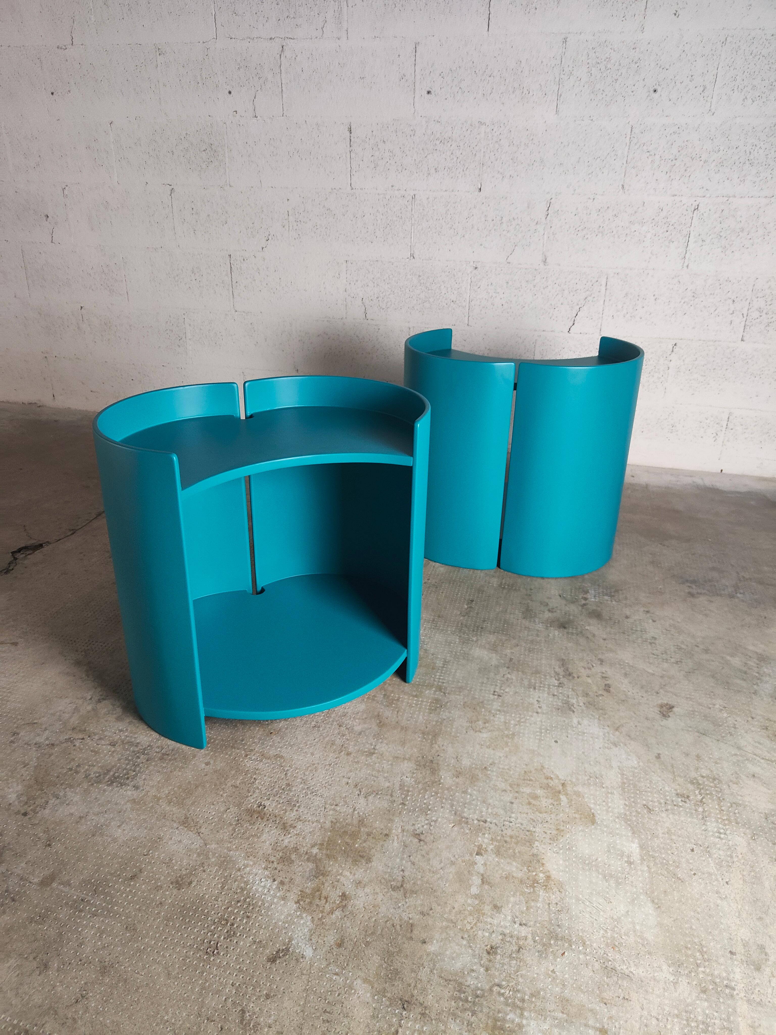 Pair of Gea Wooden Side Tables by Kazuhide Takahama for Gavina 60s For Sale 9