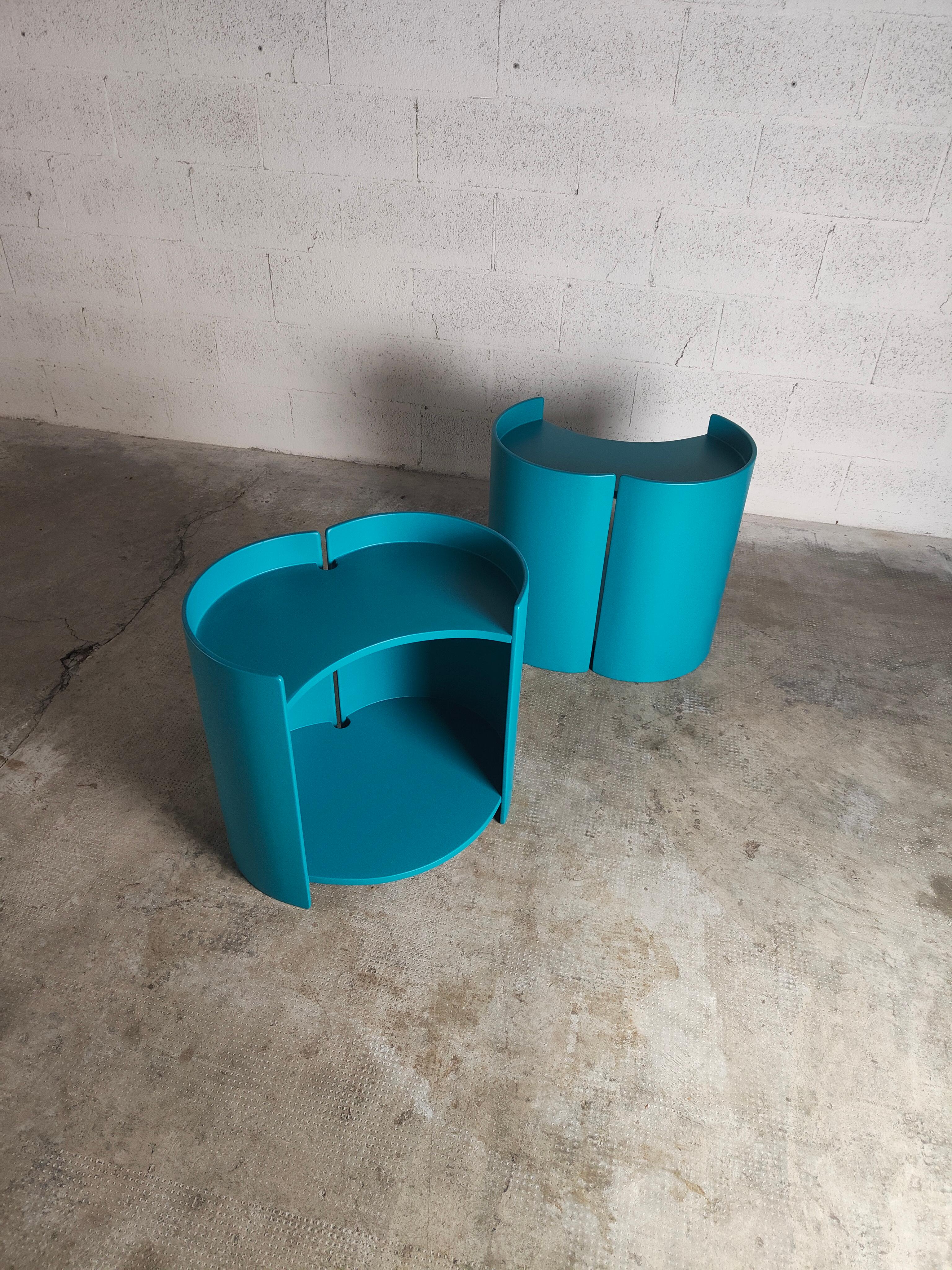 Pair of Gea Wooden Side Tables by Kazuhide Takahama for Gavina 60s For Sale 10