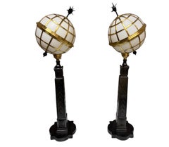 Pair of G.E.C. Globe Lamps. British Empire Exhibition, Wembley Park, 1924