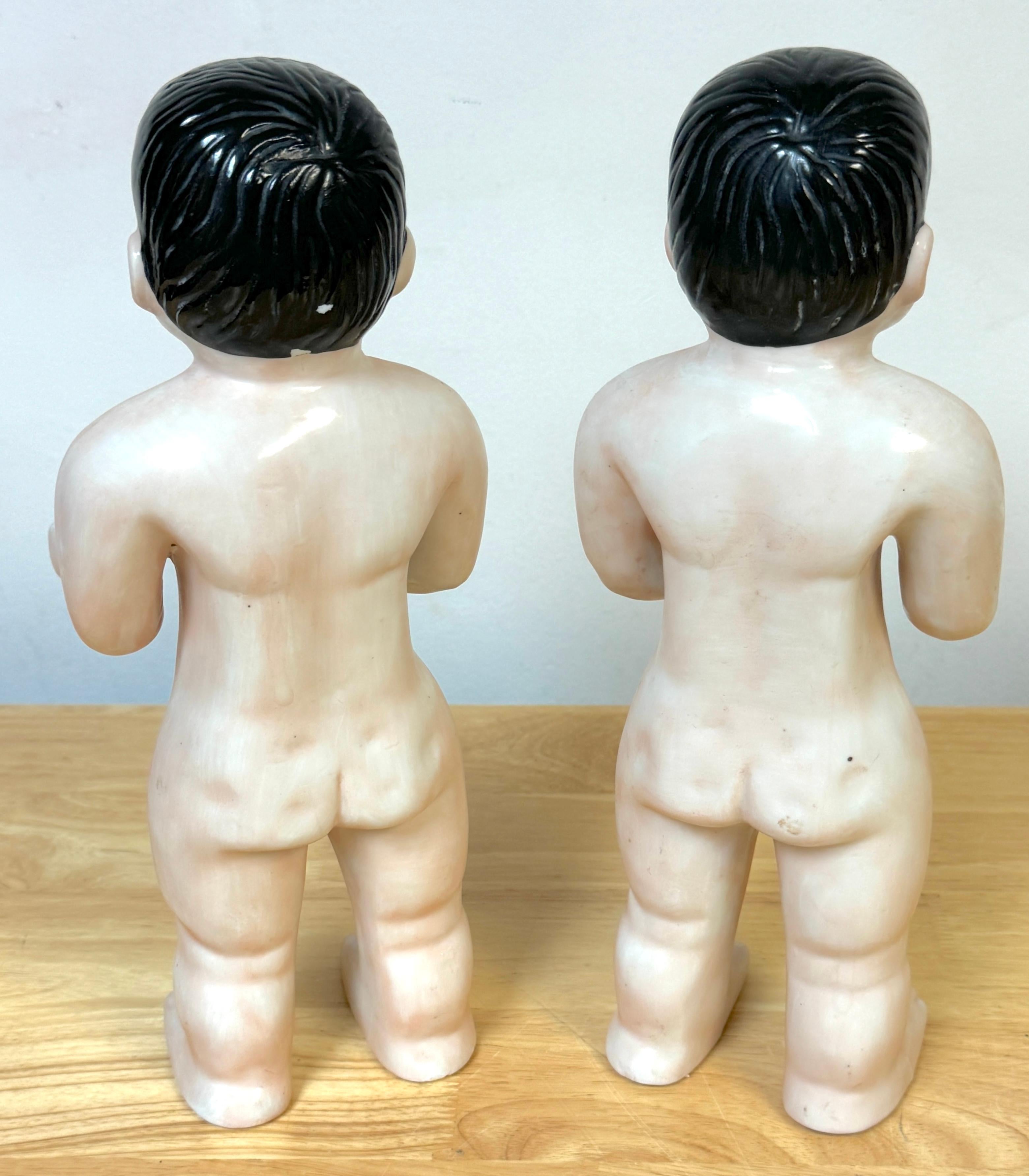 XX secolo Coppia di figure gemelle 'Gemini' di Frozen Charlie in vendita