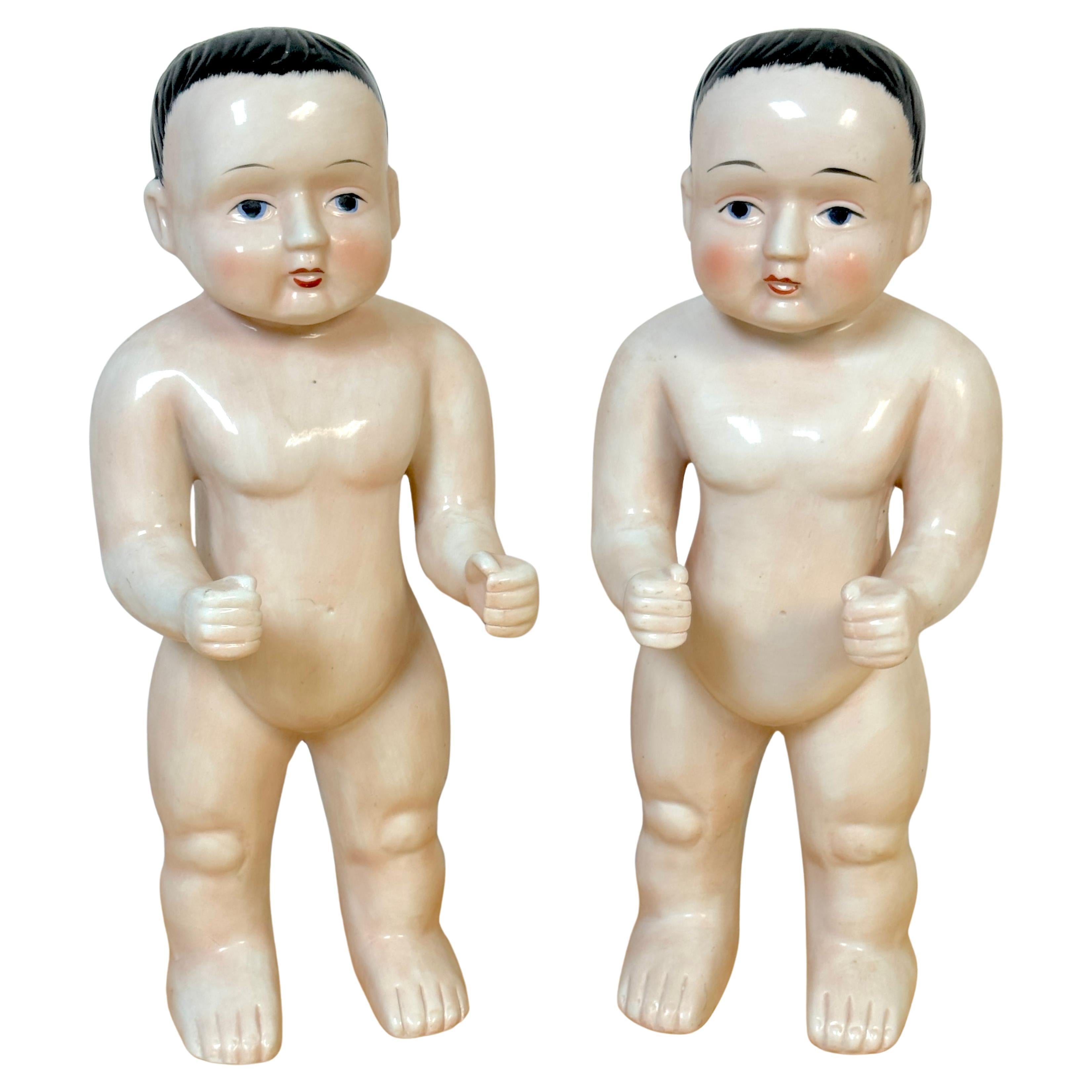 Paar 'Gemini' Zwillingsfiguren von Frozen Charlie