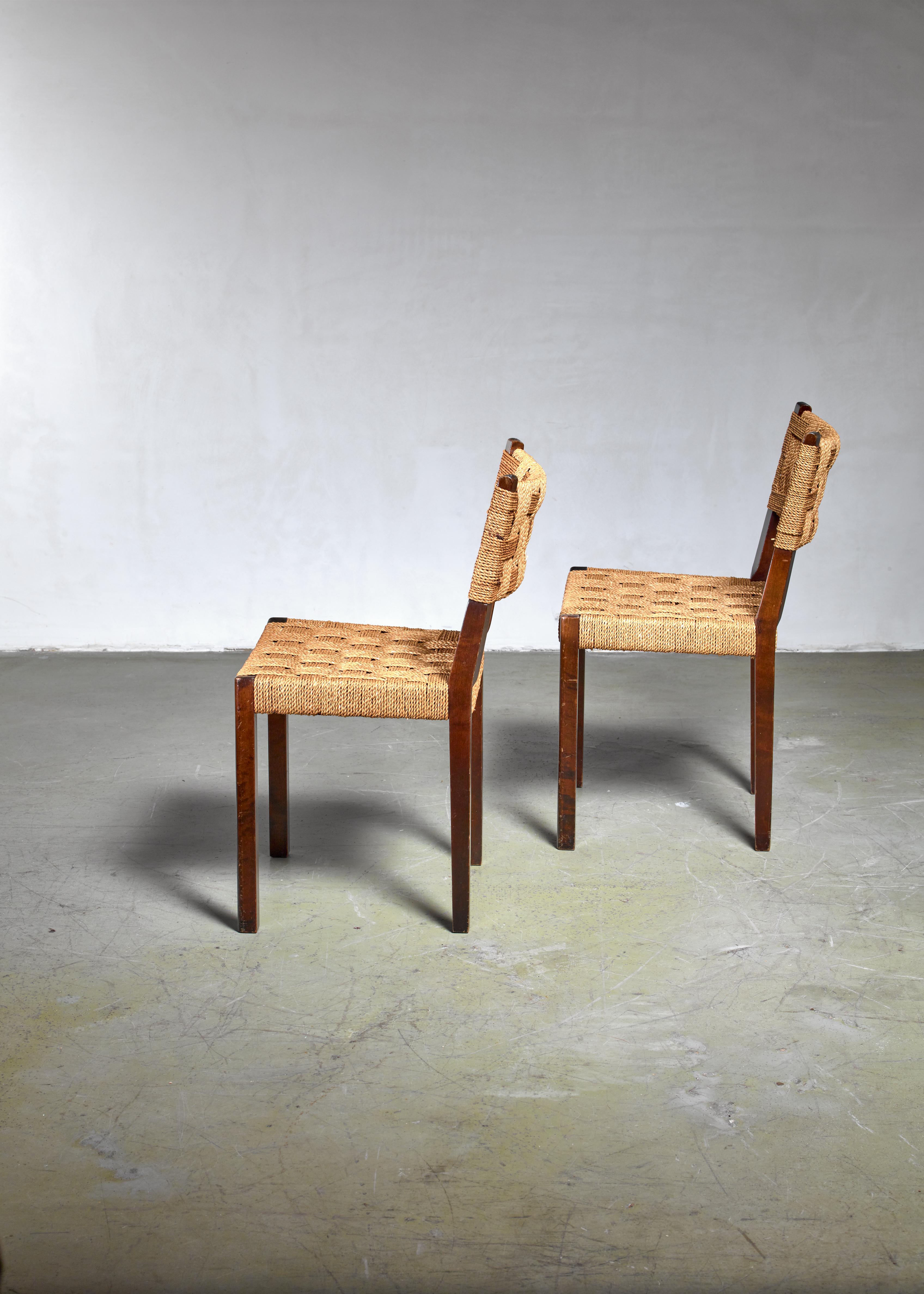 Scandinavian Modern Pair of Gemla Chairs, Sweden, 1930s