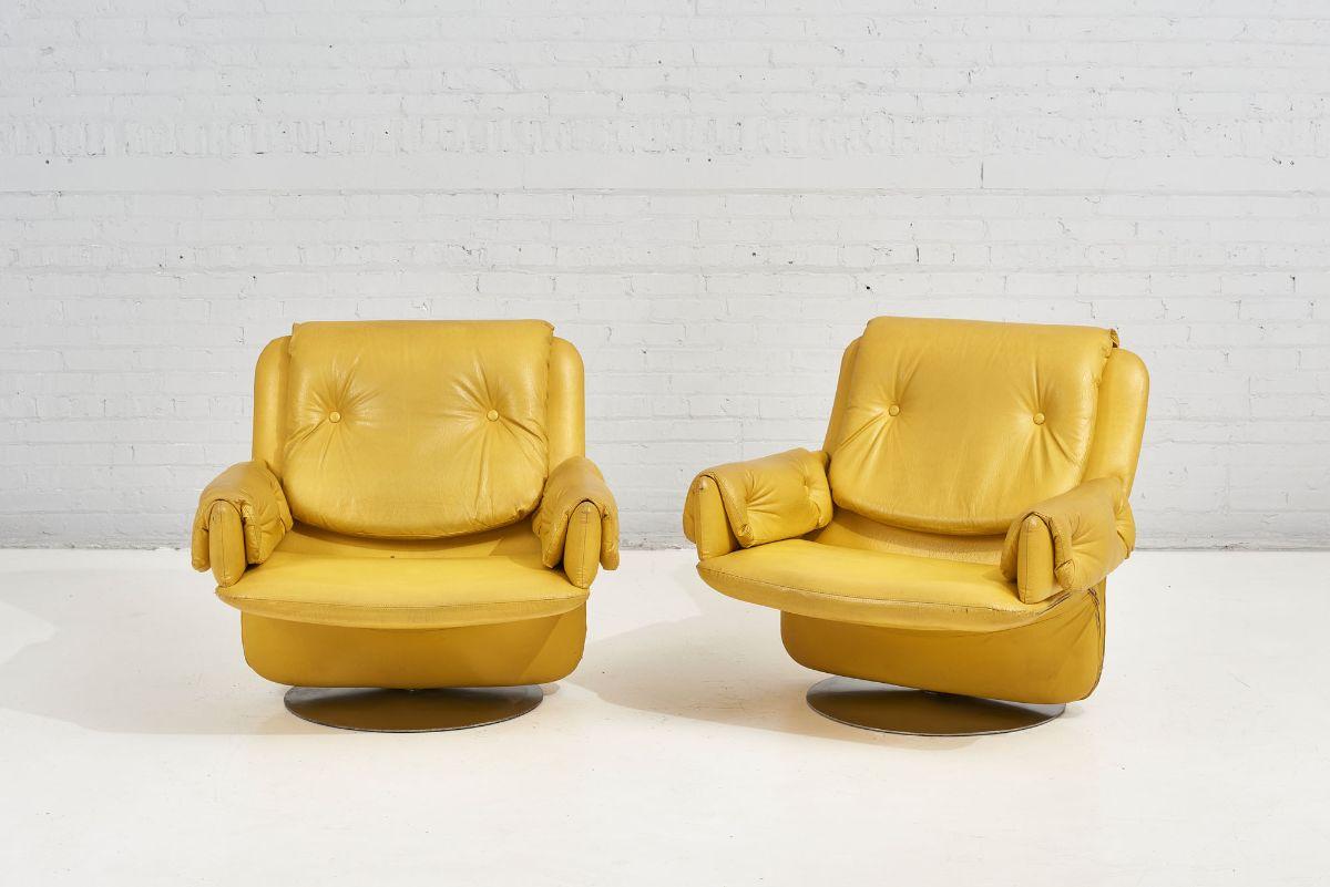 Mid-20th Century Pair of Geoffrey Harcourt Artifort Chairs, 1960