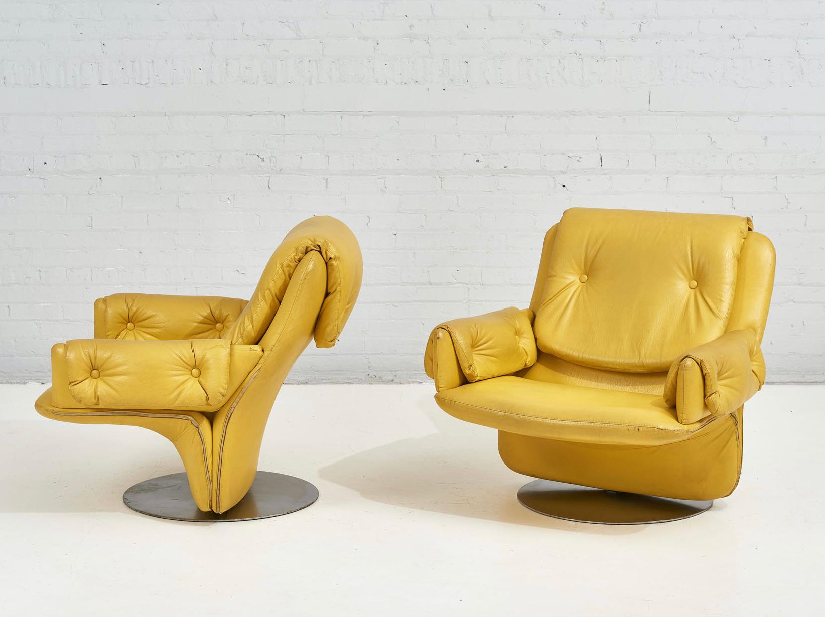 Pair of Geoffrey Harcourt Artifort Chairs, 1960 3