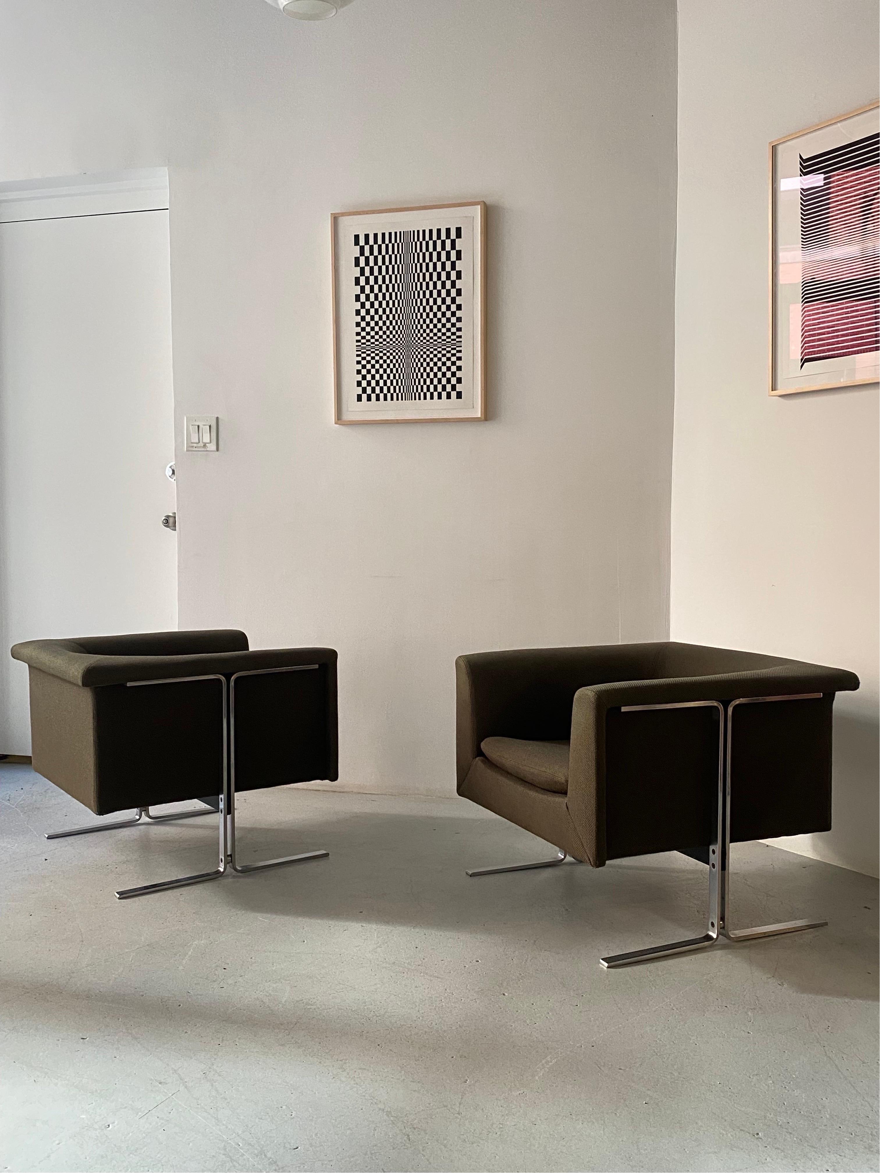 Mid-20th Century Pair of Geoffrey Harcourt Chairs for Artifort, 1960s For Sale