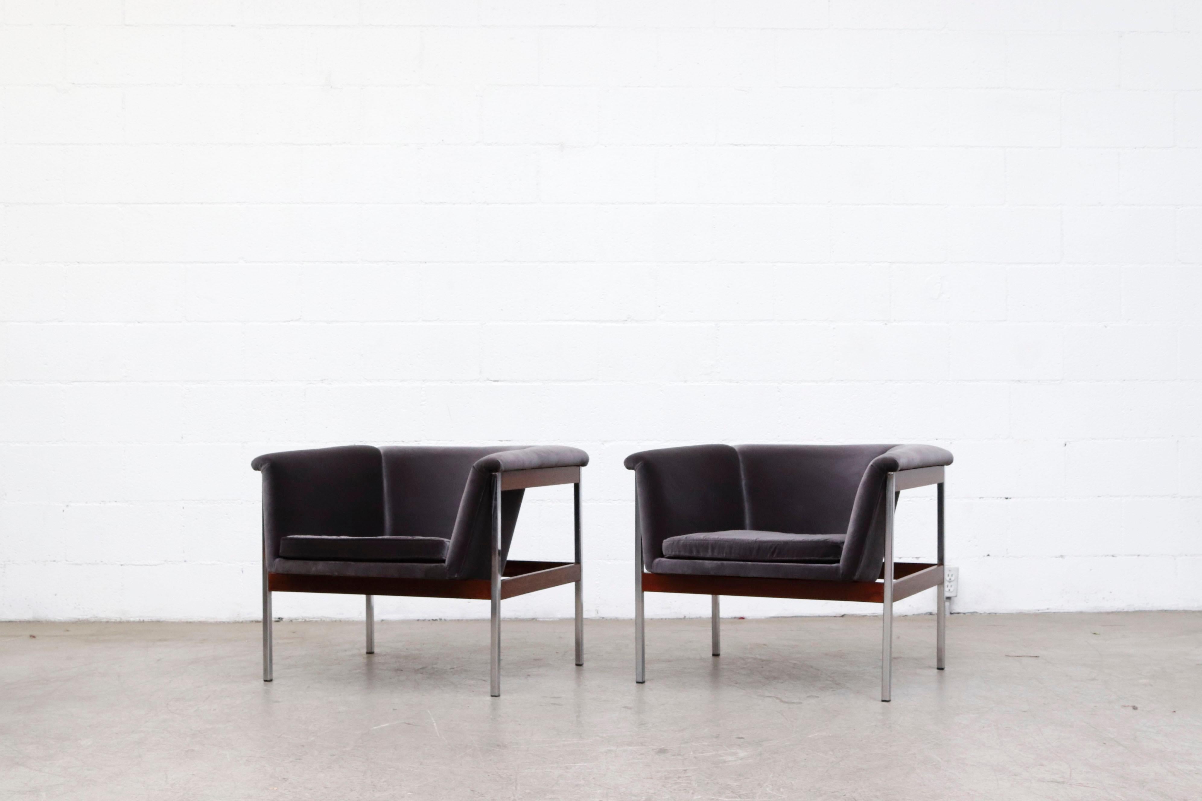 Dutch Pair of Geoffrey Harcourt Series No 042 Lounge Chairs, 1963
