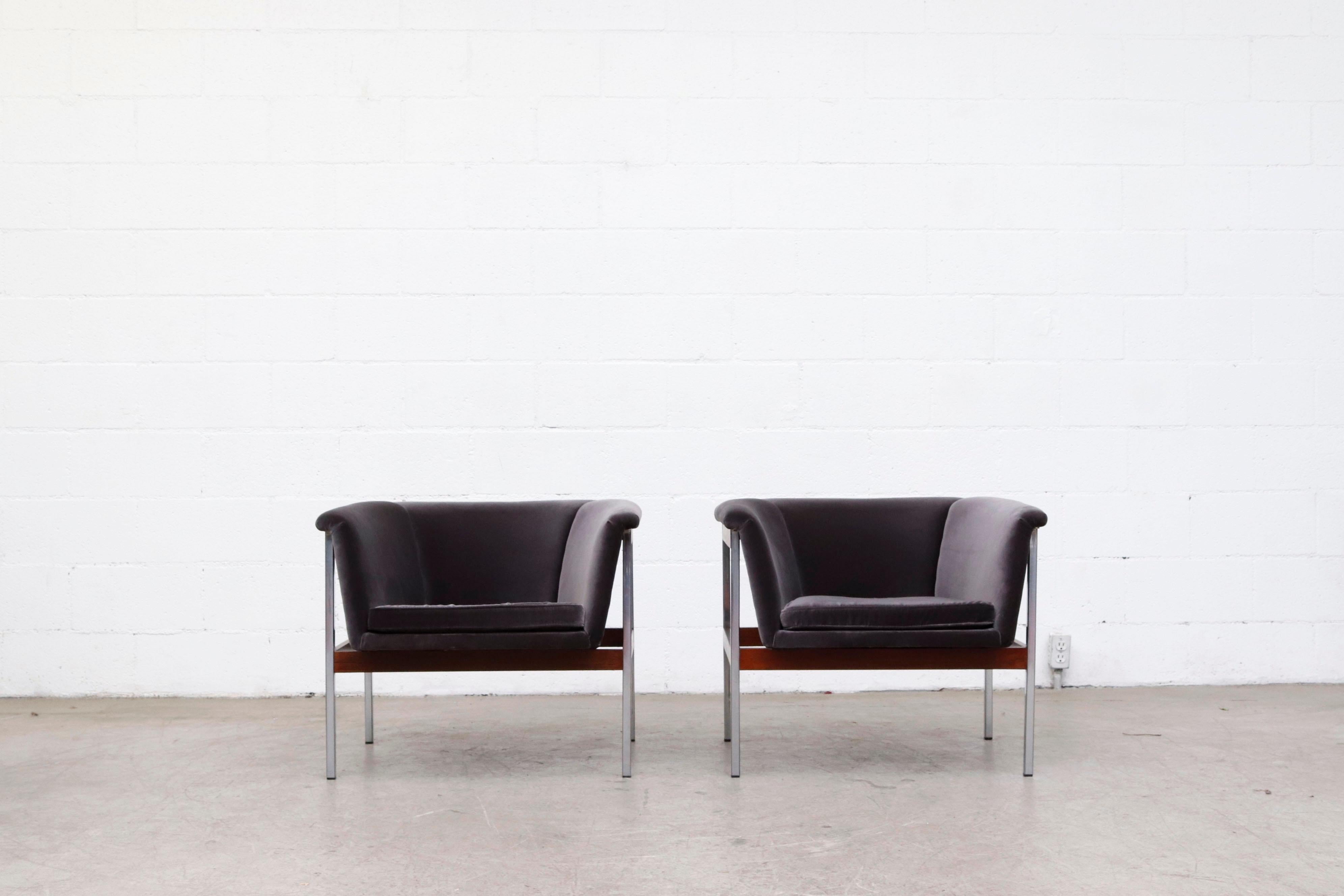 Pair of Geoffrey Harcourt Series No 042 Lounge Chairs, 1963 In Good Condition In Los Angeles, CA