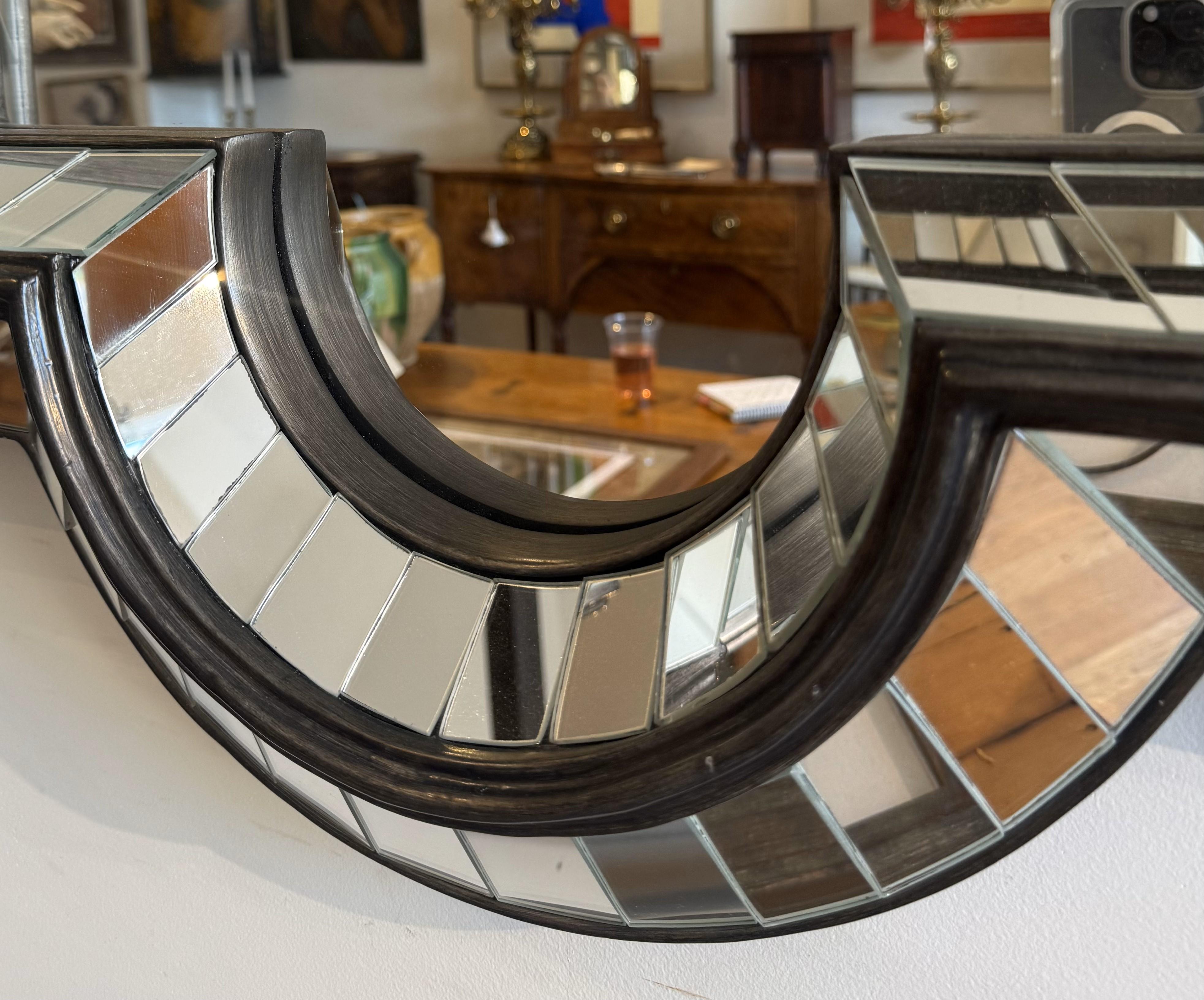 Coppia di specchi geometrici in stile Deco Mirror in vendita 5