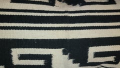 Pair of Geometric Mexican Indian Bolster Pillows
