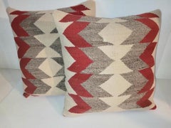 Pair of Geometric Navajo Pillows