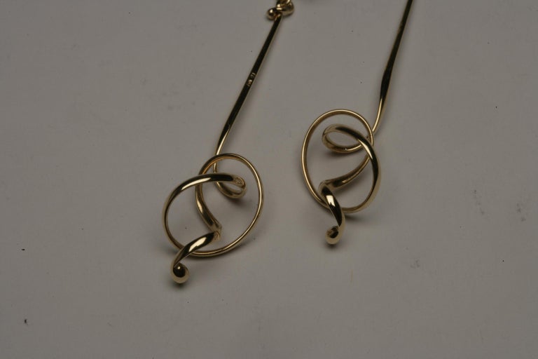 Pair of Georg Jensen 18K 