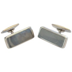Pair of Georg Jensen Cufflinks design no. 117 large size in original box