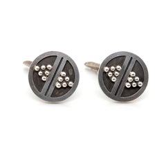 Pair of Georg Jensen Sterling Silver Cufflinks No. 57
