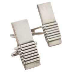 Pair of Georg Jensen Sterling Silver Cufflinks No. 80