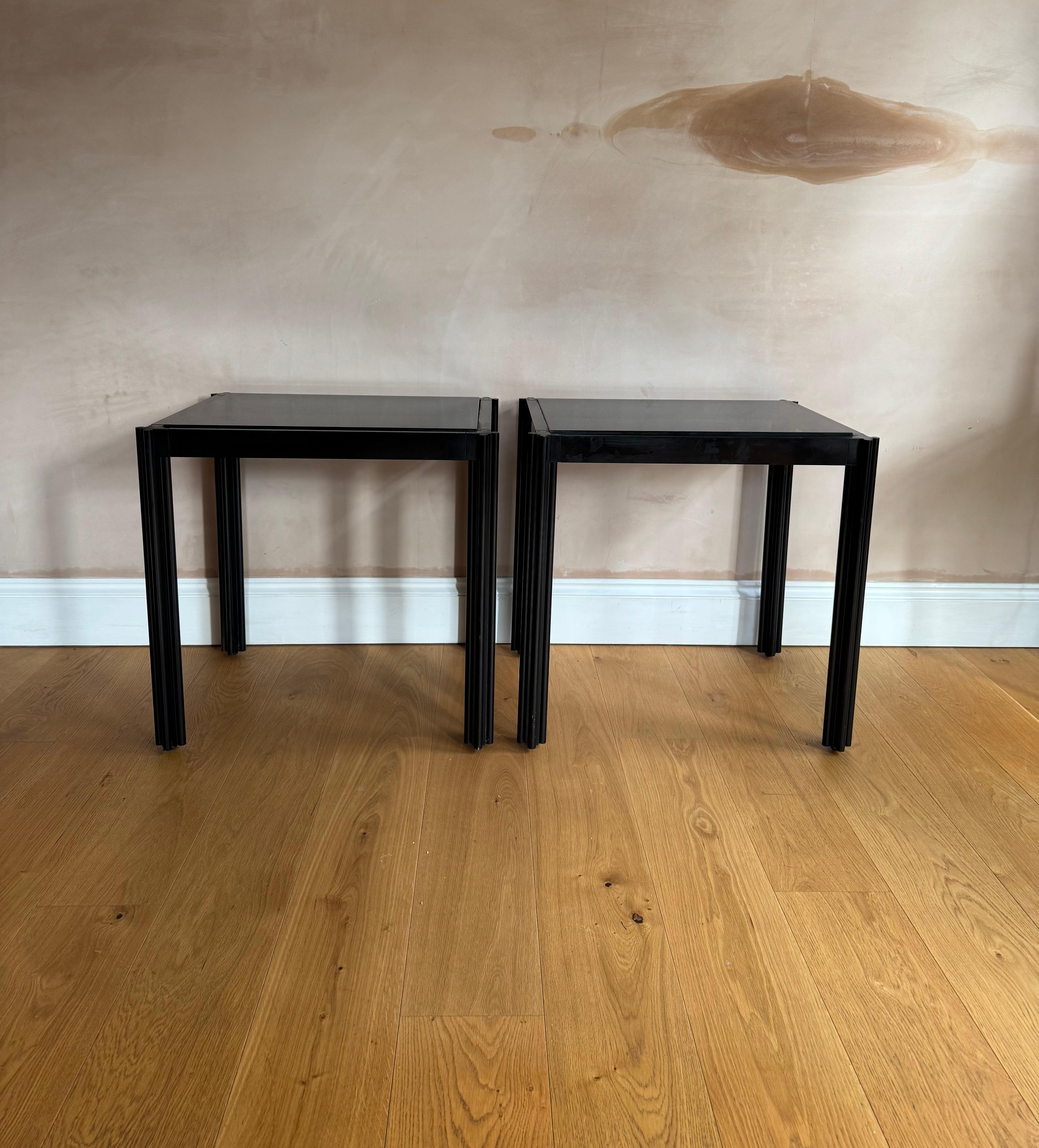 Mid-Century moderno Coppia di tavolini George Ciancimino in vendita