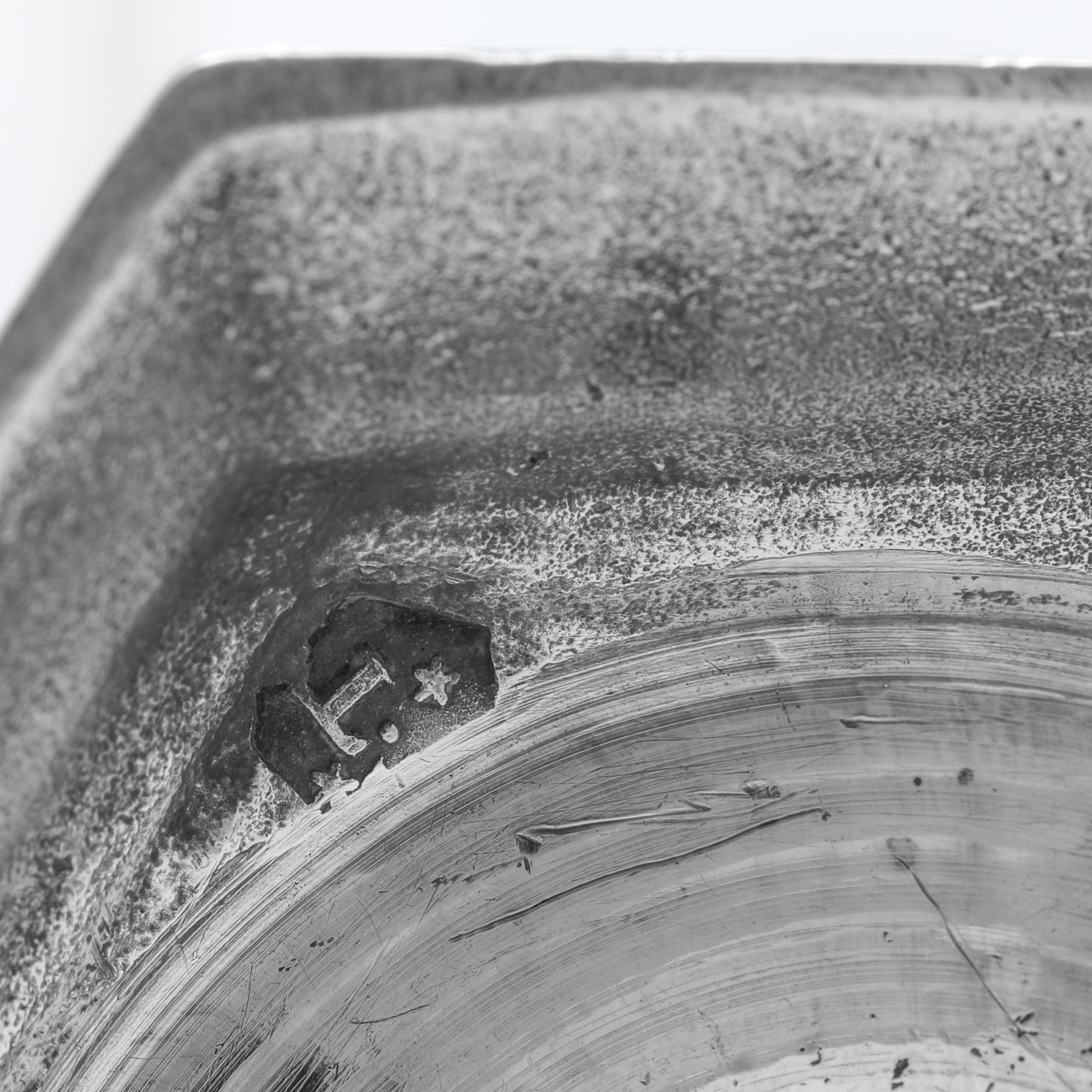 Argento 925 Coppia di ceri in argento sterling di epoca Giorgio I realizzati nel 1723 in vendita