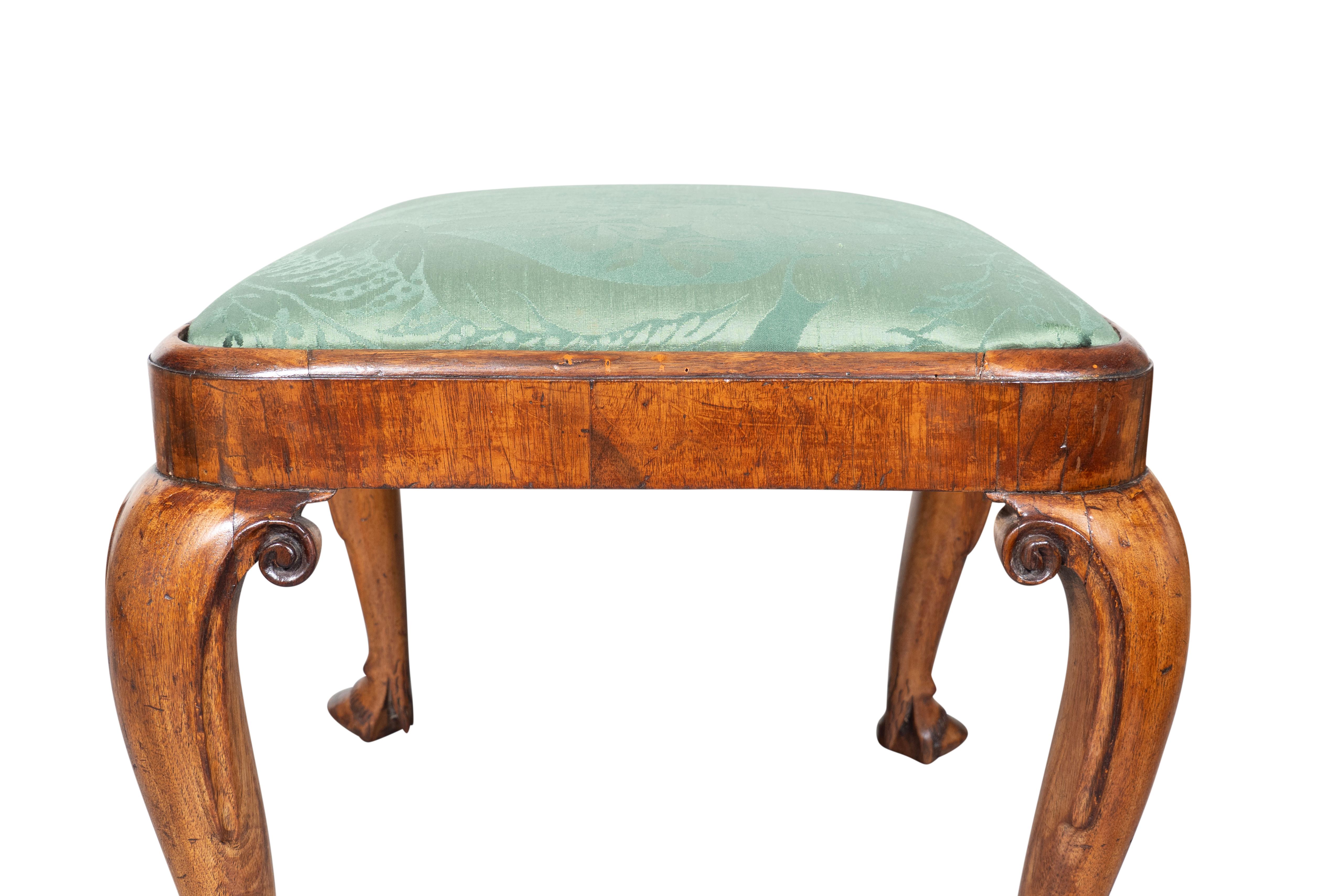 Pair Of George I Walnut Benches For Sale 7