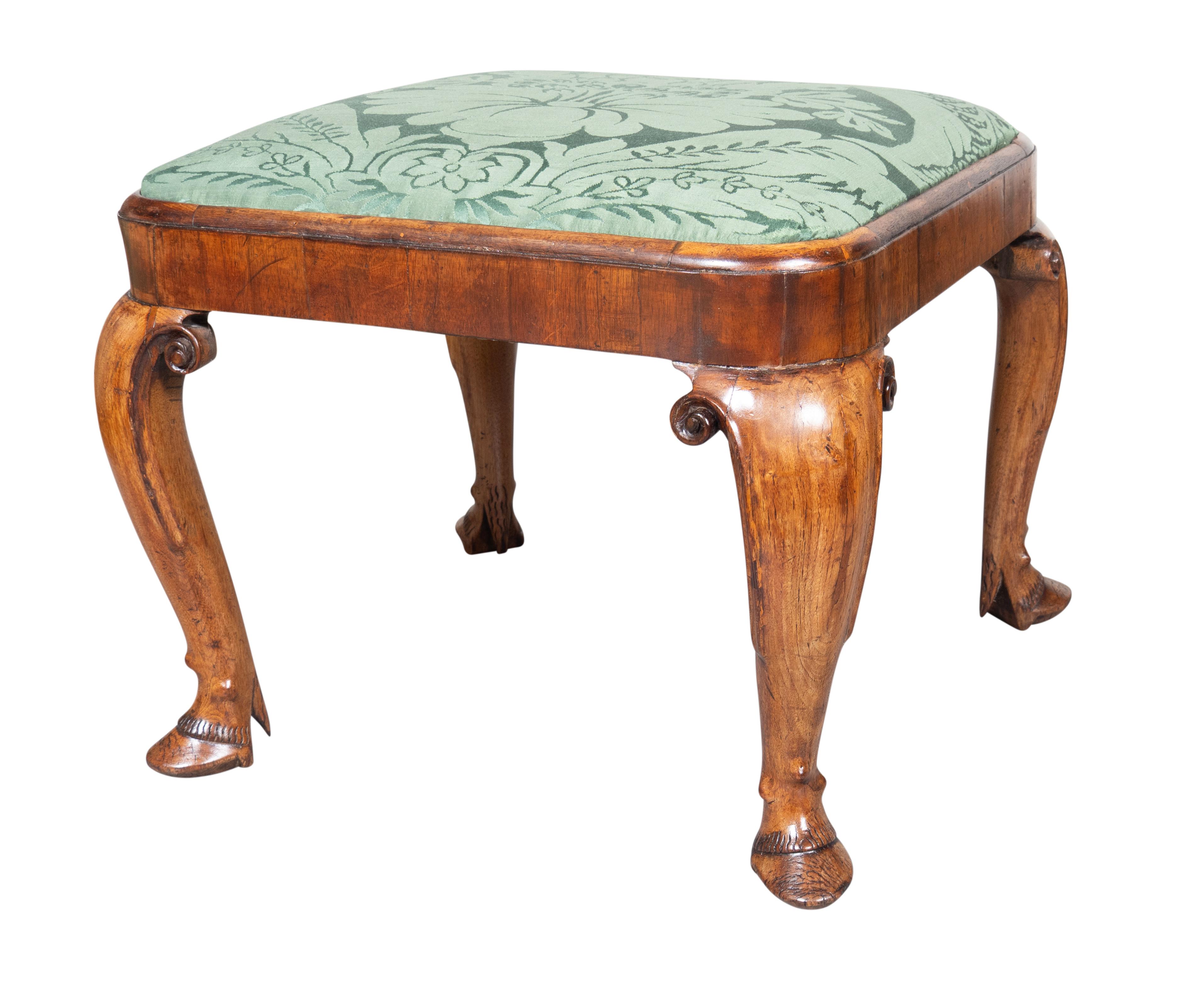 English Pair Of George I Walnut Benches For Sale