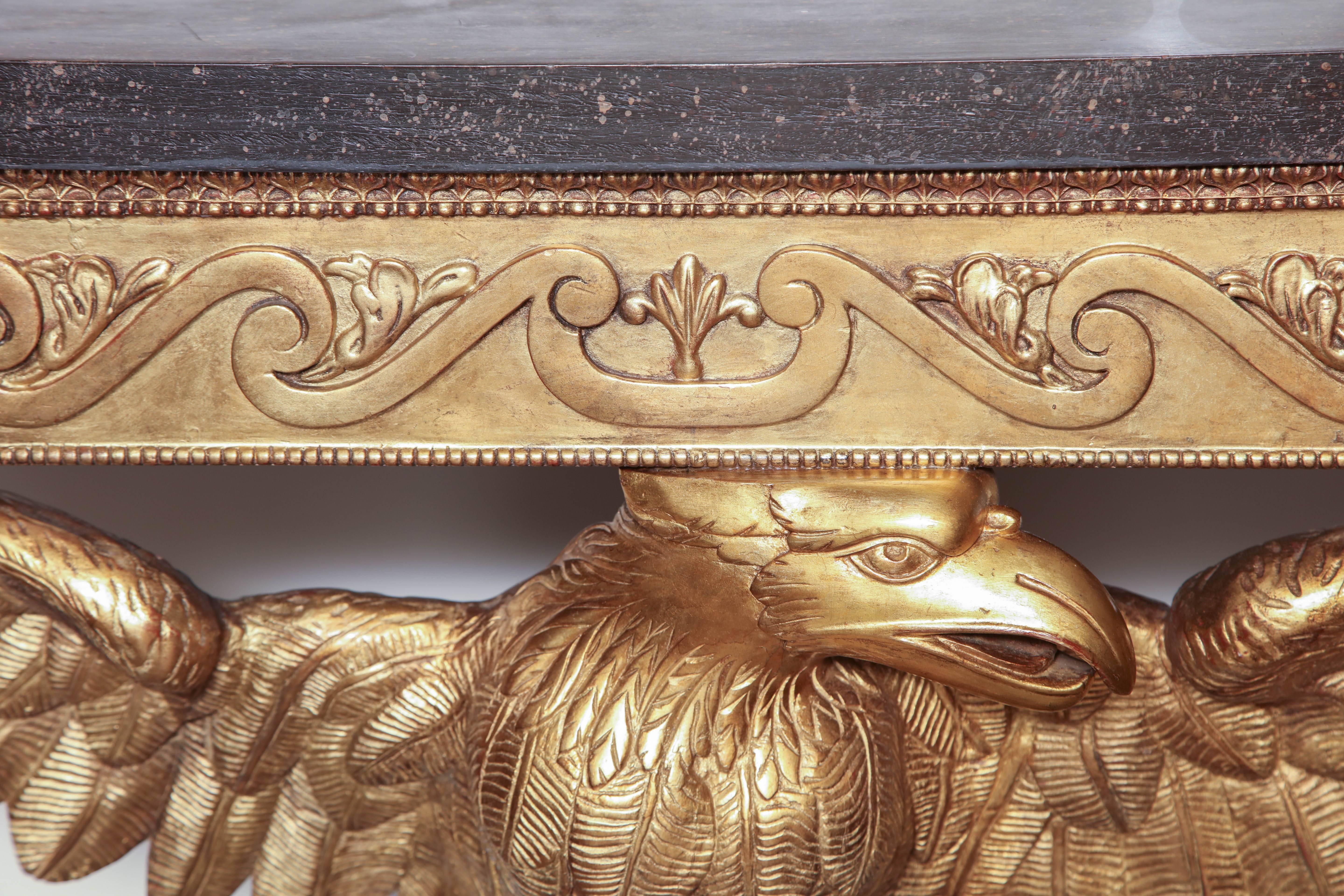 Pair of George II Carved Eagle Consoles 5