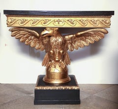 Pair of George II Carved Eagle Consoles