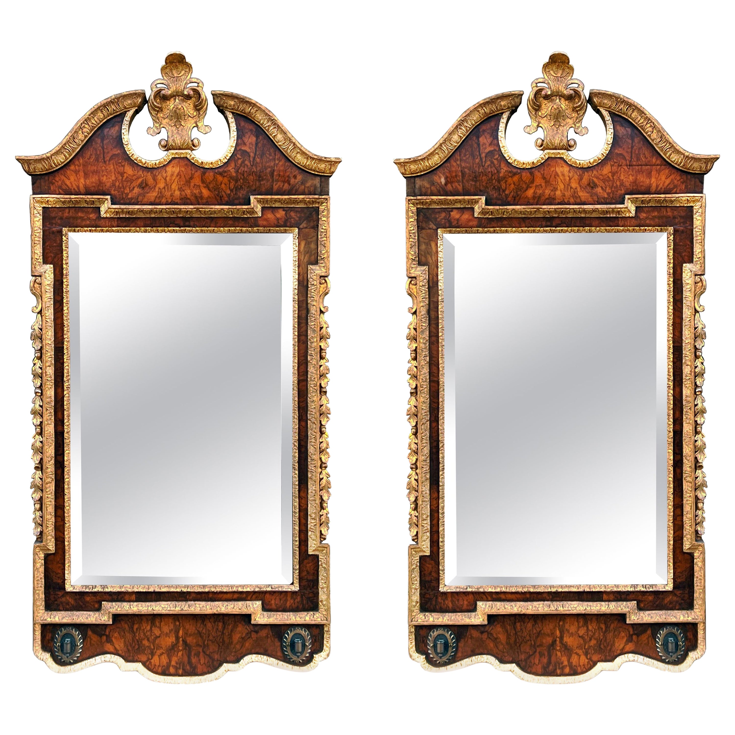 Paar Tischspiegel aus Giltwood von George II, um 1735