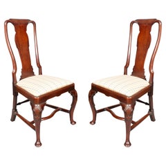 Pair Of George II Mahogany Side Chairs