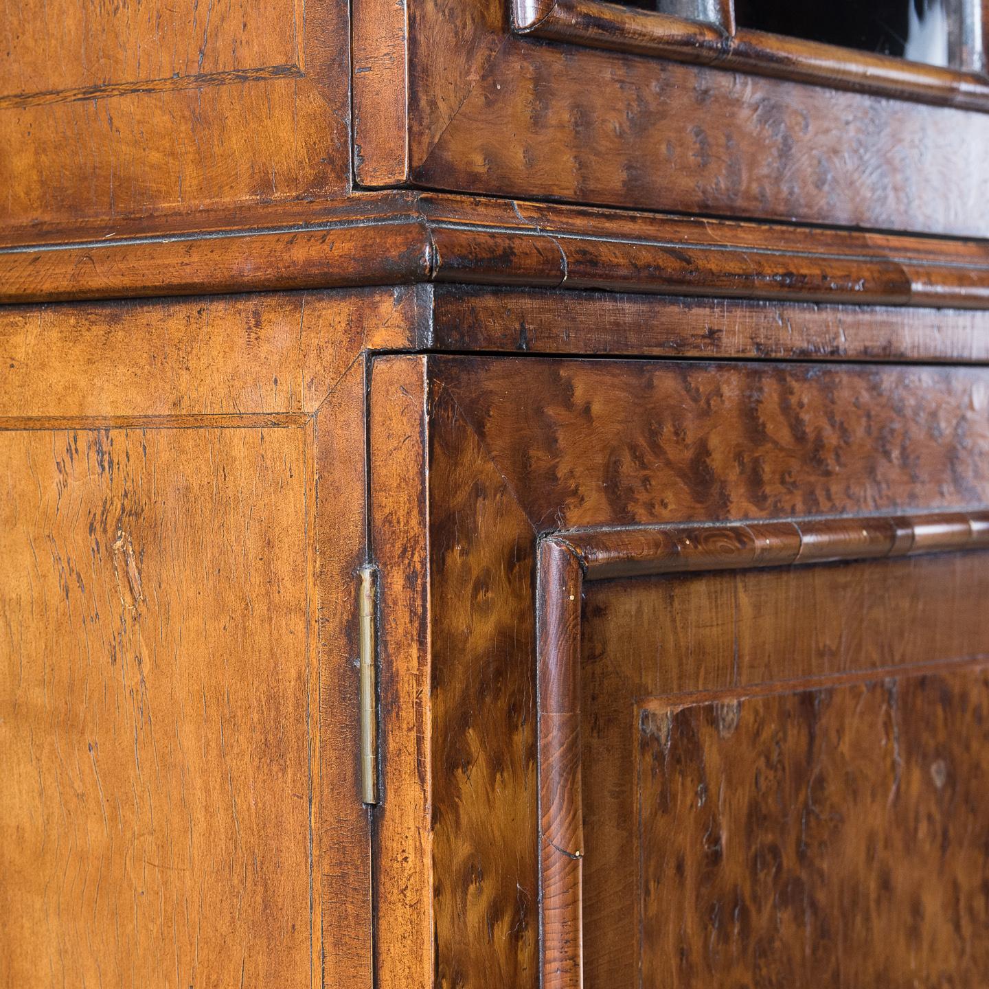 Pair of George II Style Burr Yew Bookcases 4