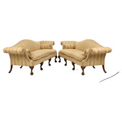 Pair of George II Style Sofas, Early 20th Century